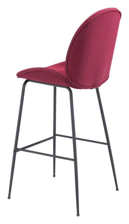 Miles Barstool Red - Disselt Designs