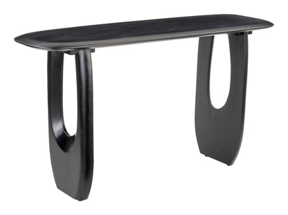 Arasan Console Table Black - Disselt Designs