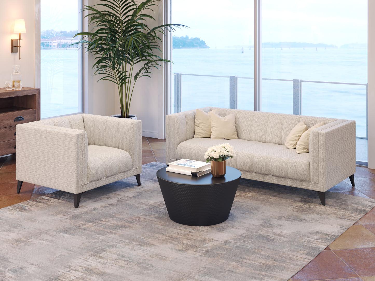 Punta Cana Sofa Leonardo Snow - Disselt Designs