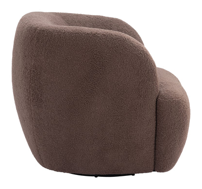 Govan Swivel Chair Brown - Disselt Designs
