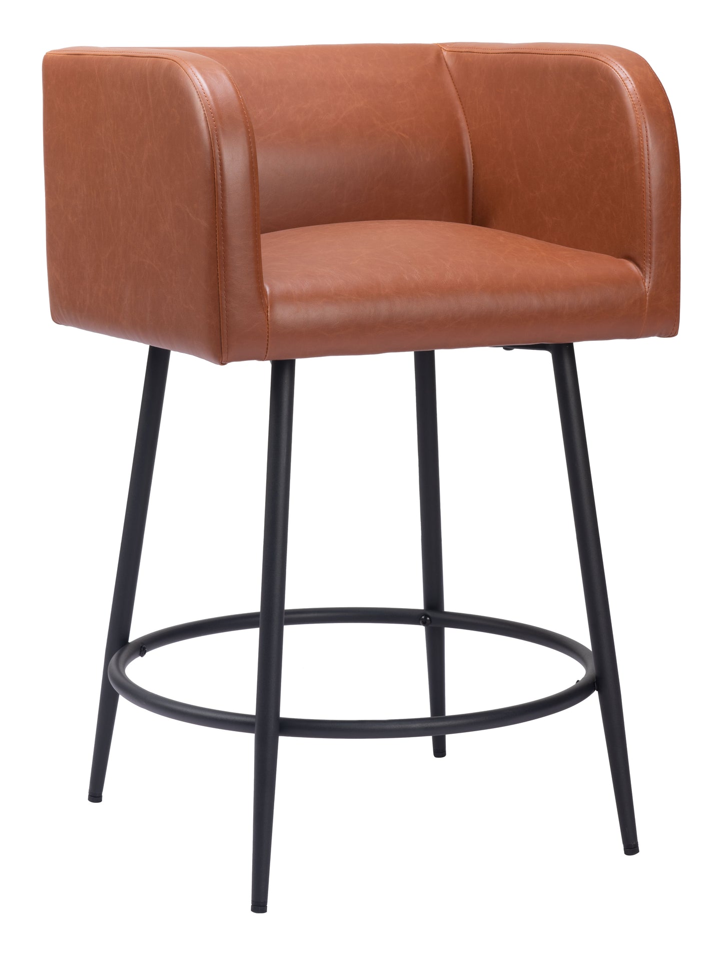 Horbat Counter Stool (Set of 2) Brown - Disselt Designs