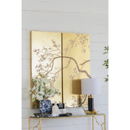 BLOSSOM | 2-Panel Cherry Blossom Wall Art - Disselt Designs