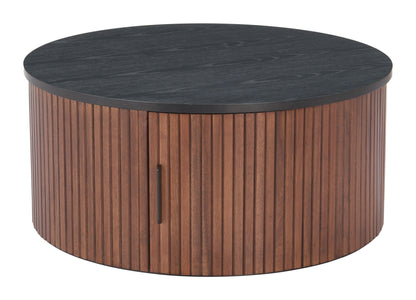 Nejaus Coffee Table Black & Walnut - Disselt Designs