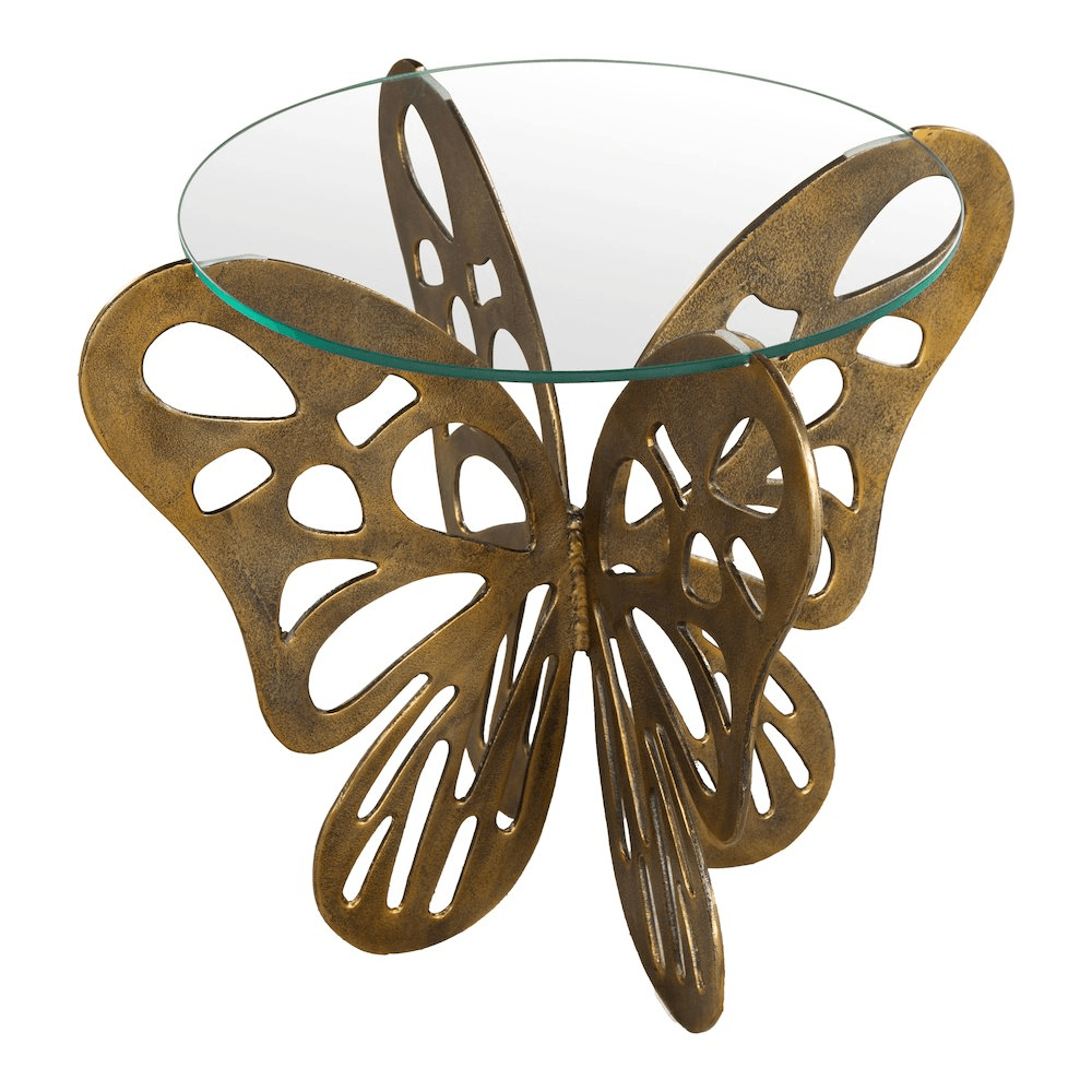 MOTYL | Gold Accent Table - Disselt Designs