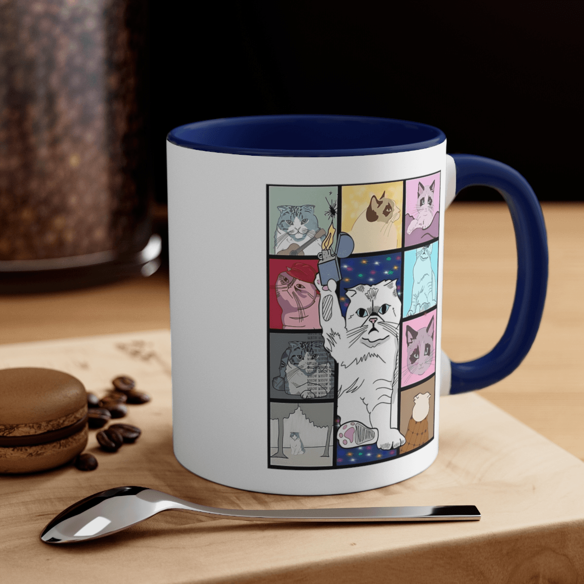 Coffee Mug, 11oz - Cats Eras Tour Taylors Version for Swiftie Fans Gift - Disselt Designs