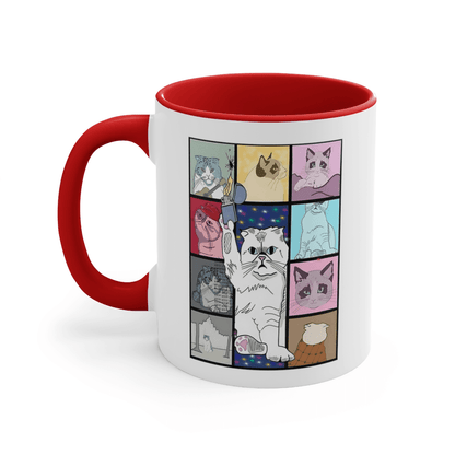 Coffee Mug, 11oz - Cats Eras Tour Taylors Version for Swiftie Fans Gift - Disselt Designs