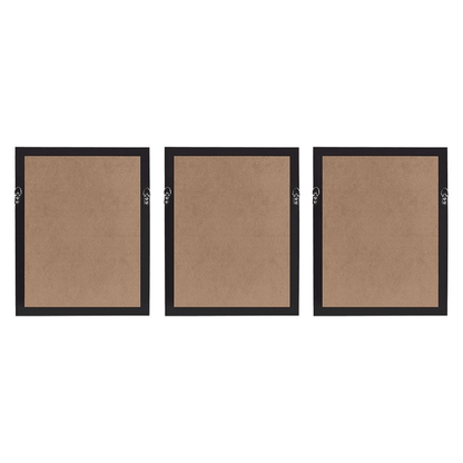 SOLANA | Framed Abstract Coastal Rice Paper 3-piece Shadowbox Wall Decor - Disselt Designs