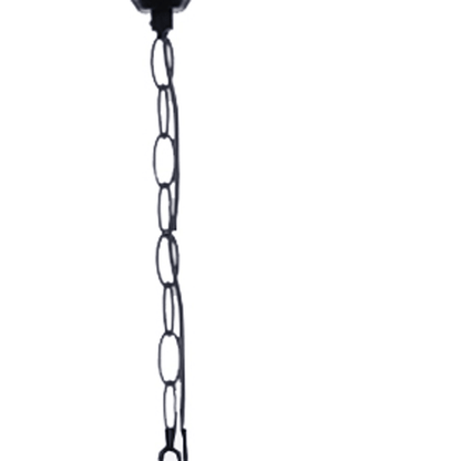 ROPED IN | Natural and Black Iron and Rope Three Light Ceiling Light - Disselt Designs