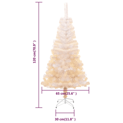 IRI 4 | Artificial Christmas Tree with Iridescent Tips White 4 ft PVC - Disselt Designs