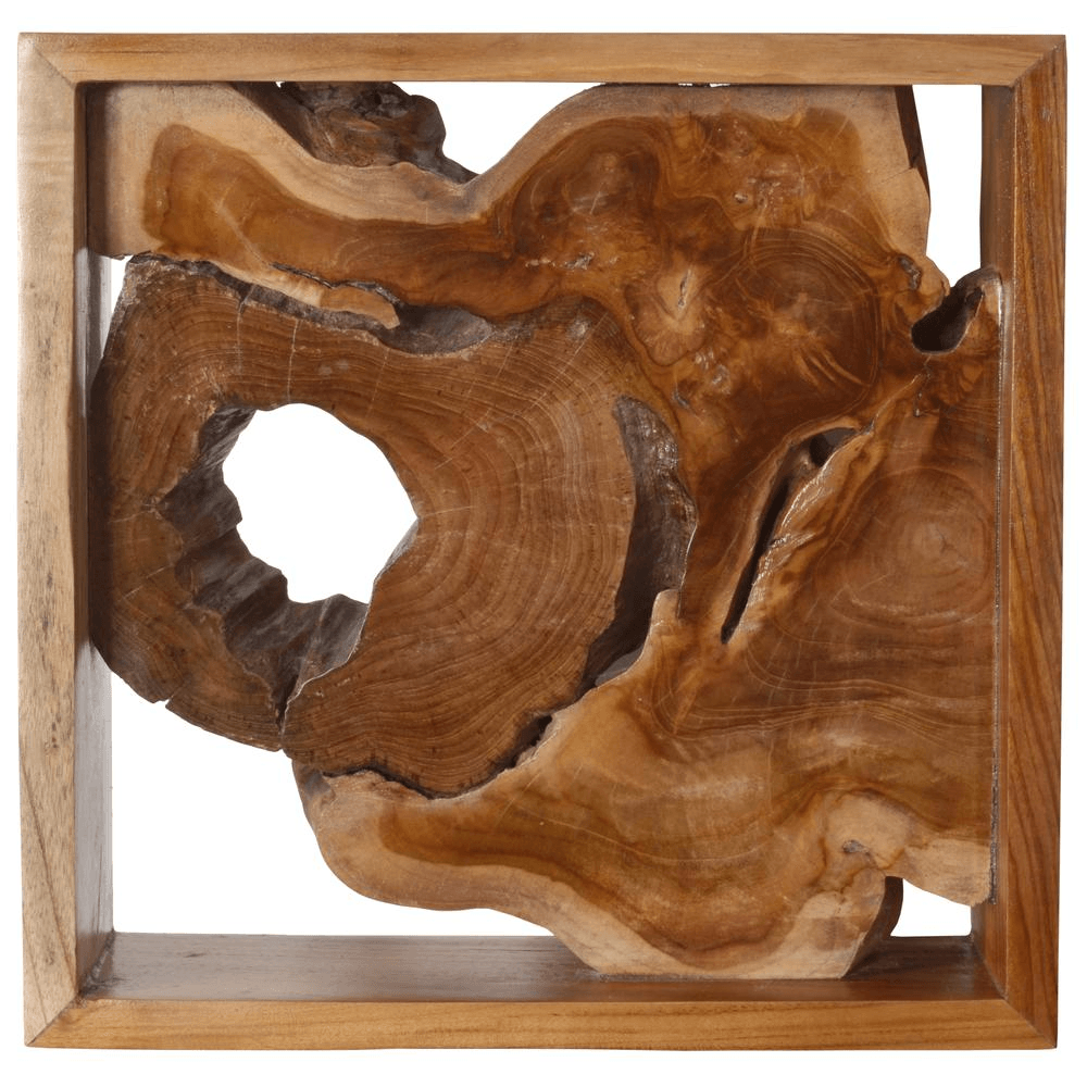 BETHANIA | Exotic Teak Framed Wall Decor - Disselt Designs