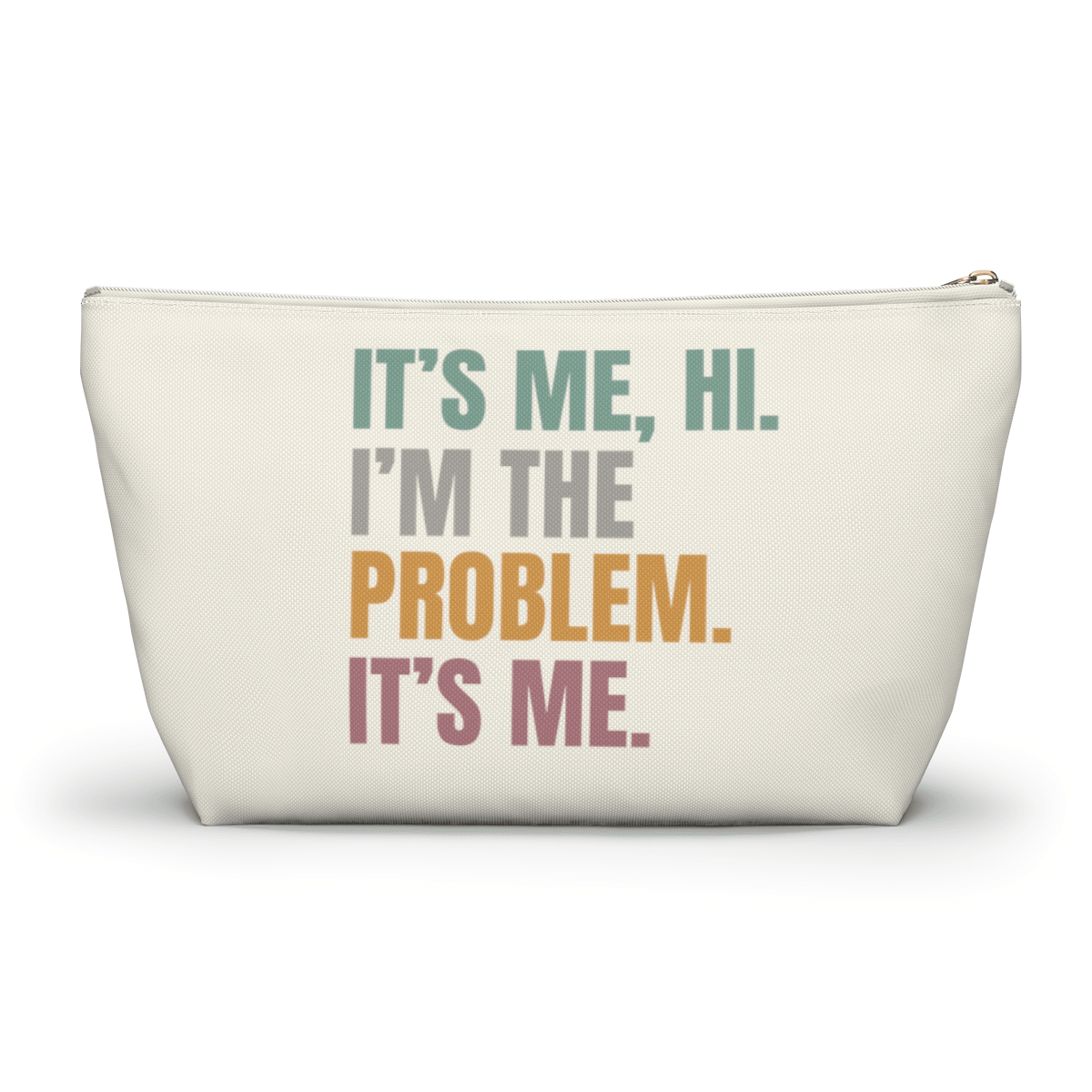 Taylor Travel/Cosmetic Bag w T-bottom -- IT'S ME, HI... - Disselt Designs