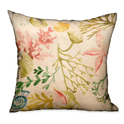 UNDER THE SEA | Multi Floral Luxury Throw Pillow - Disselt Designs