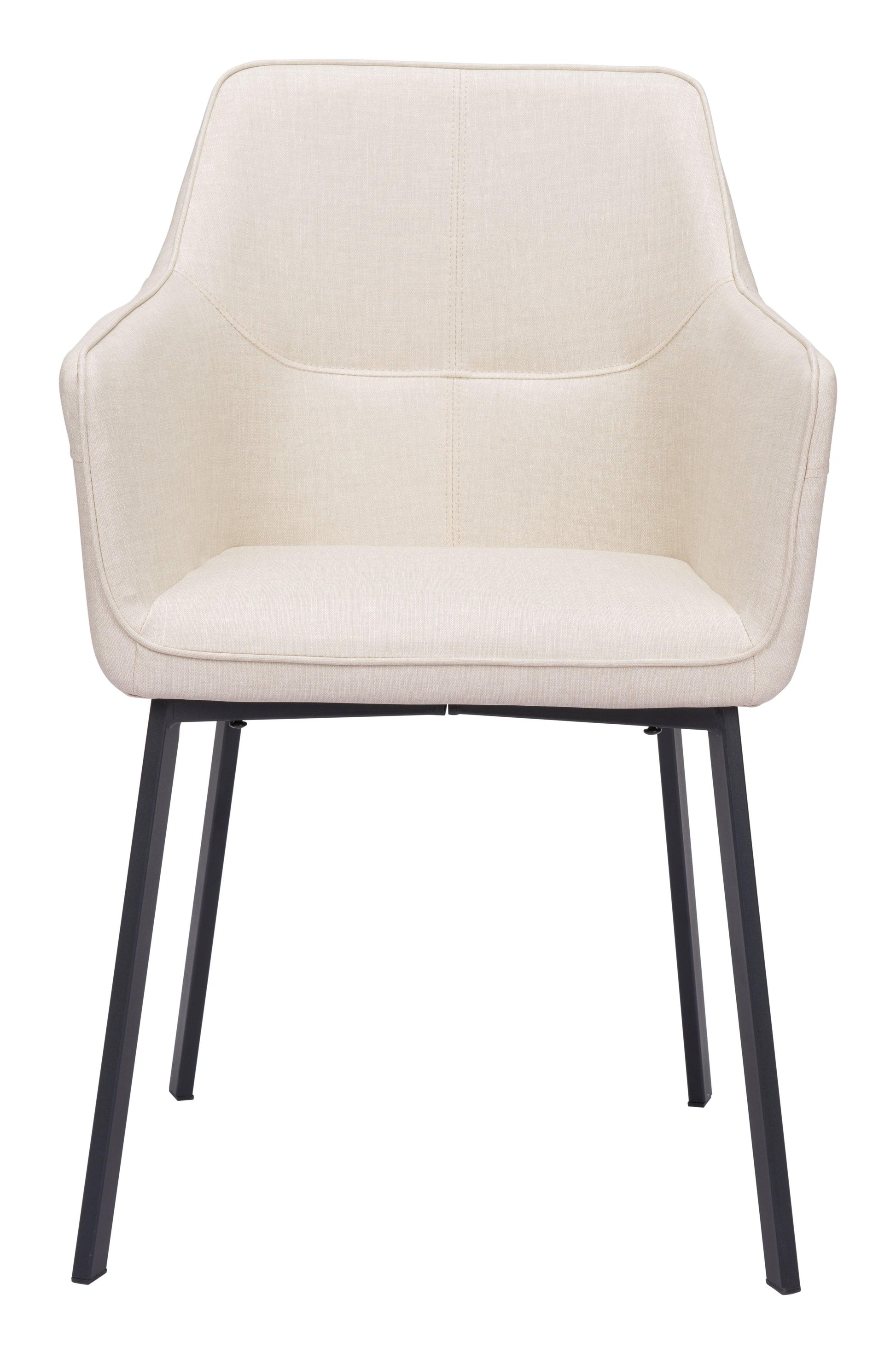 Adage Dining Chair (Set of 2) Beige - Disselt Designs