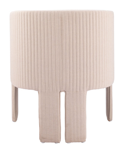 Hull Accent Chair Beige - Disselt Designs