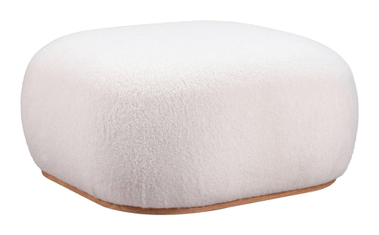 Azua Ottoman Cream - Disselt Designs
