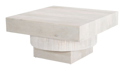 Trani Coffee Table Whitewashed - Disselt Designs