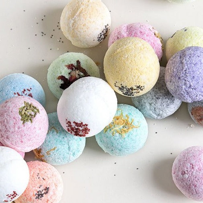 Bath Gift Set - Made in USA - Natural Bath Bombs and Shower Steamers Set