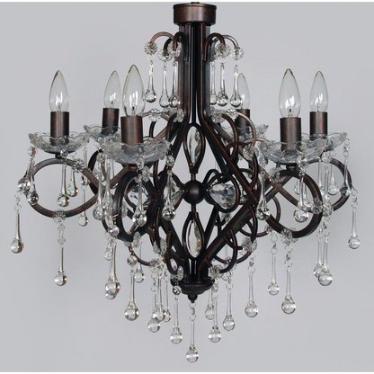 SORLEONA BLACK | Black Crystal Chandelier