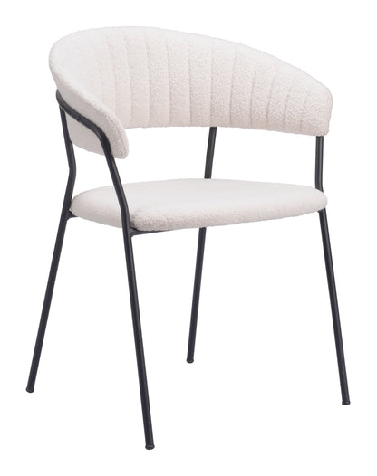 Josephine Dining Chair (Set of 2) Cream - Disselt Designs