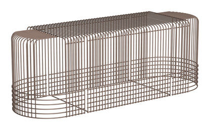 Pitch Coffee Table Set (3-Piece) Bronze - Disselt Designs