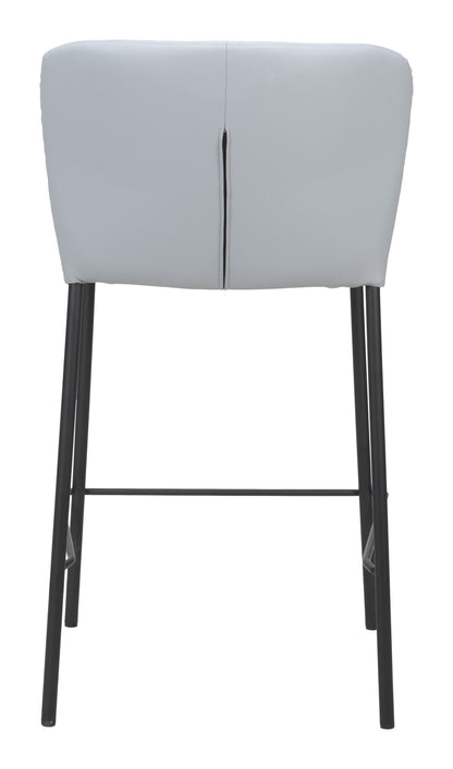 Linz Counter Stool (Set of 2) Gray - Disselt Designs