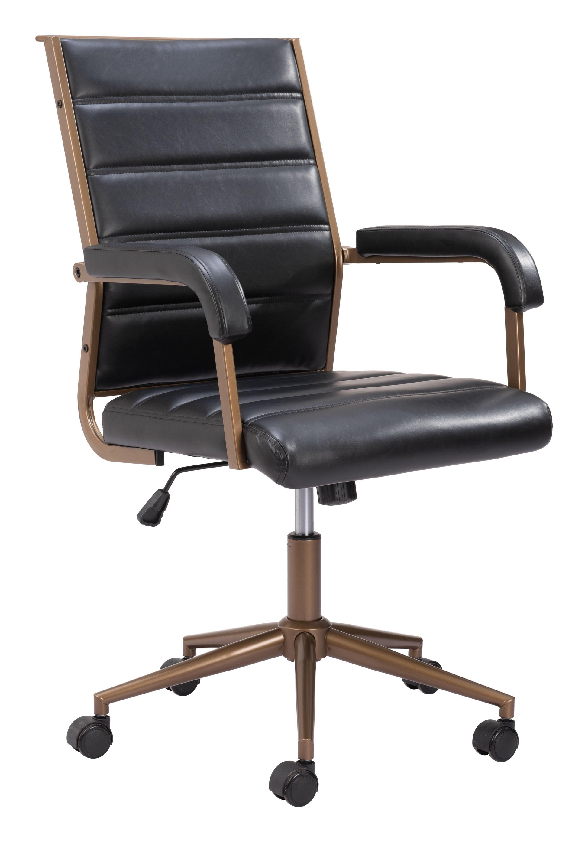 Auction Office Chair Vintage Black - Disselt Designs