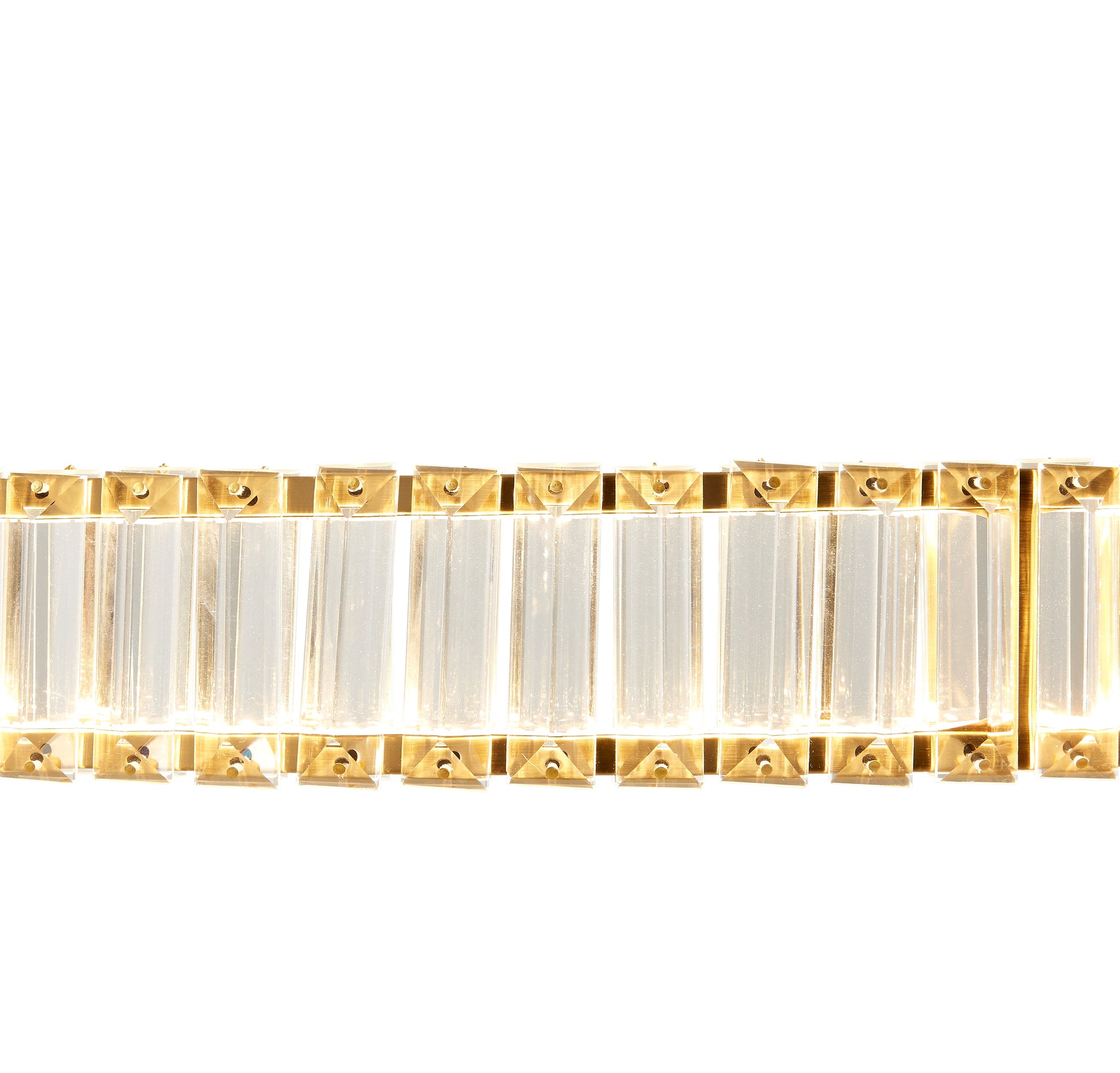 Alexandria Crystal Chandelier // Brushed Gold - Disselt Designs