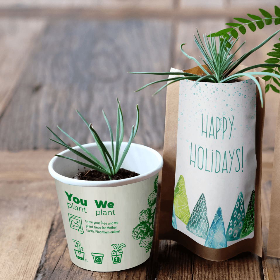 Happy Holidays Tree Gift Pack, We Plant 20 Trees - Disselt Designs