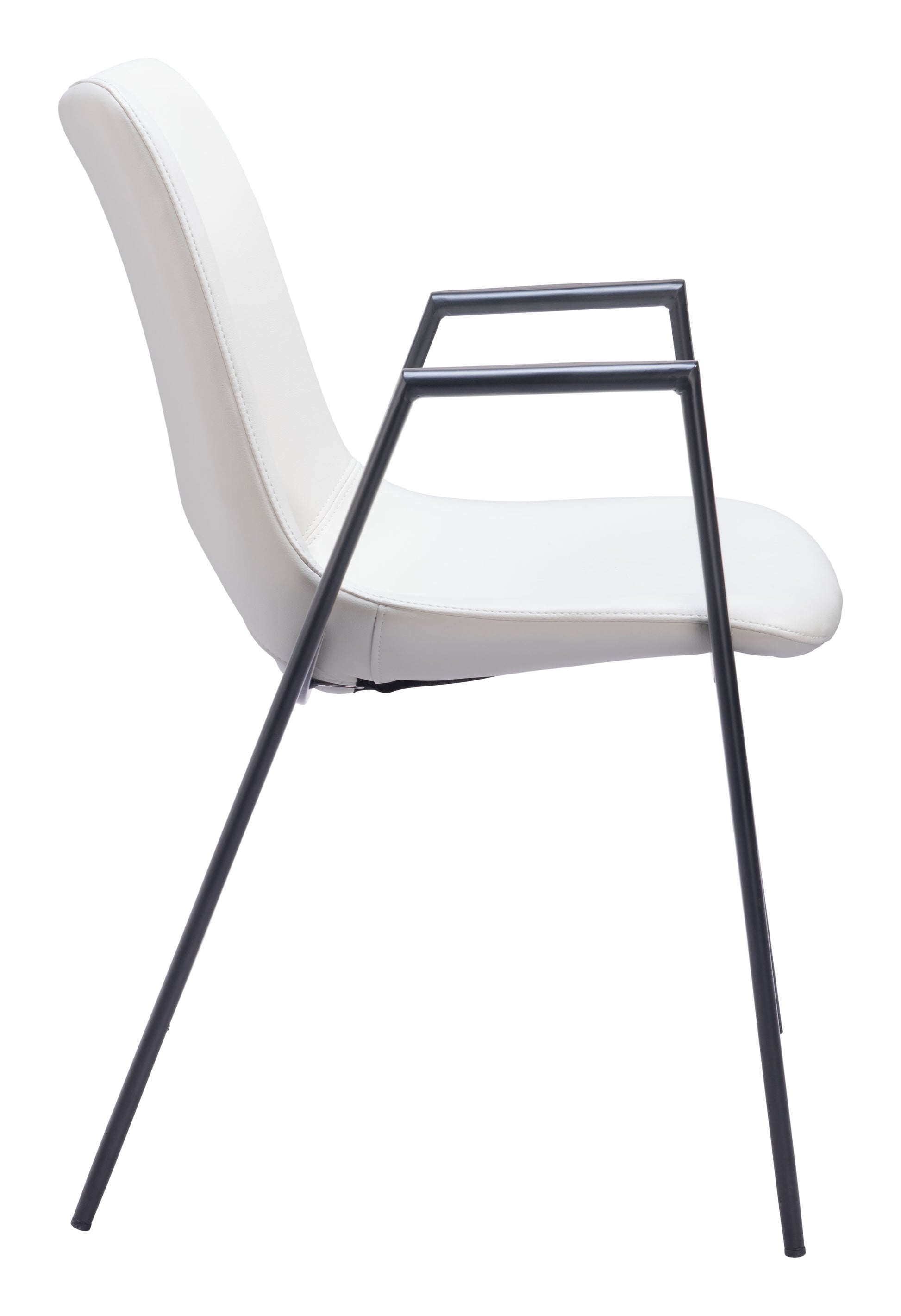 Desi Dining Chair (Set of 2) White - Disselt Designs