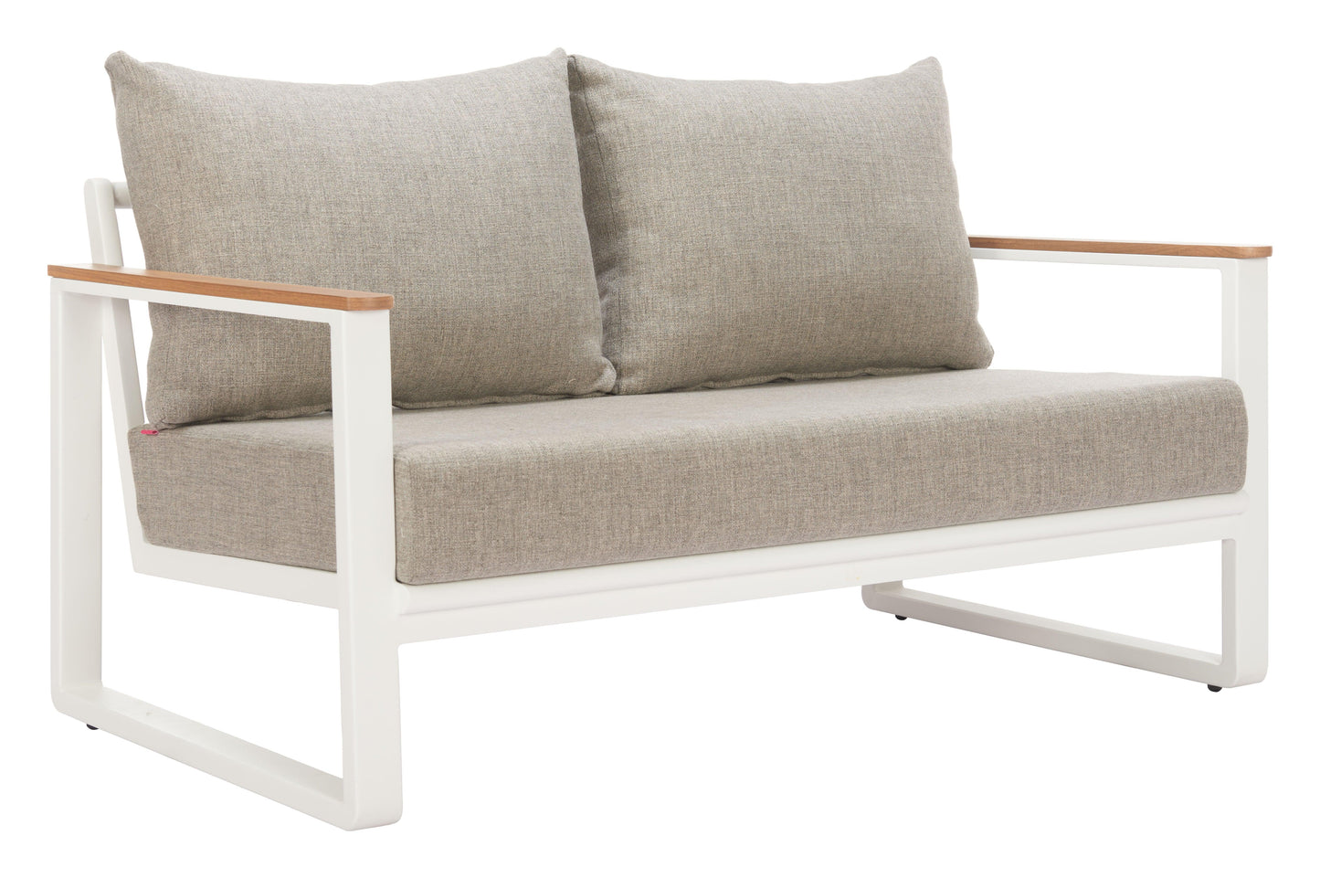 Welt Sofa Taupe & White - Disselt Designs