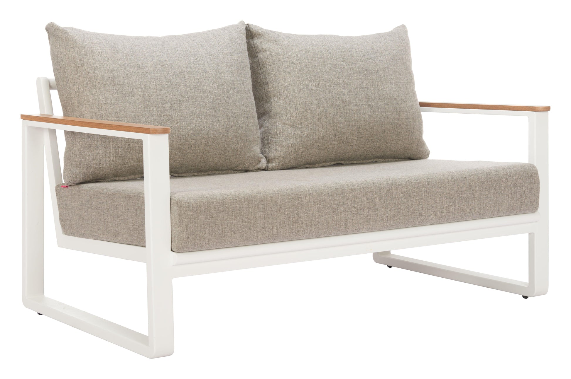 Welt Sofa Taupe & White - Disselt Designs