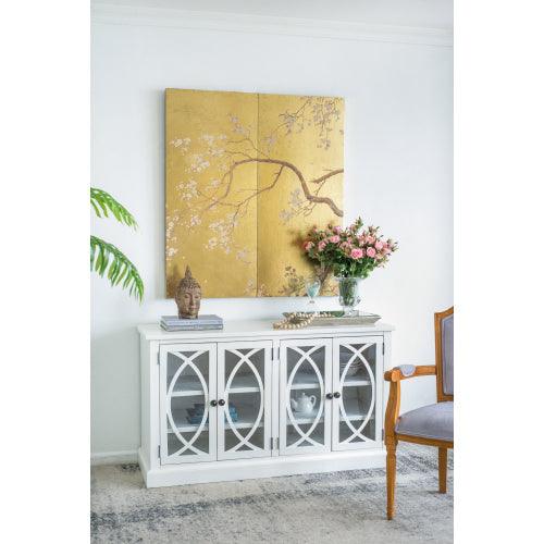 BLOSSOM | 2-Panel Cherry Blossom Wall Art - Disselt Designs