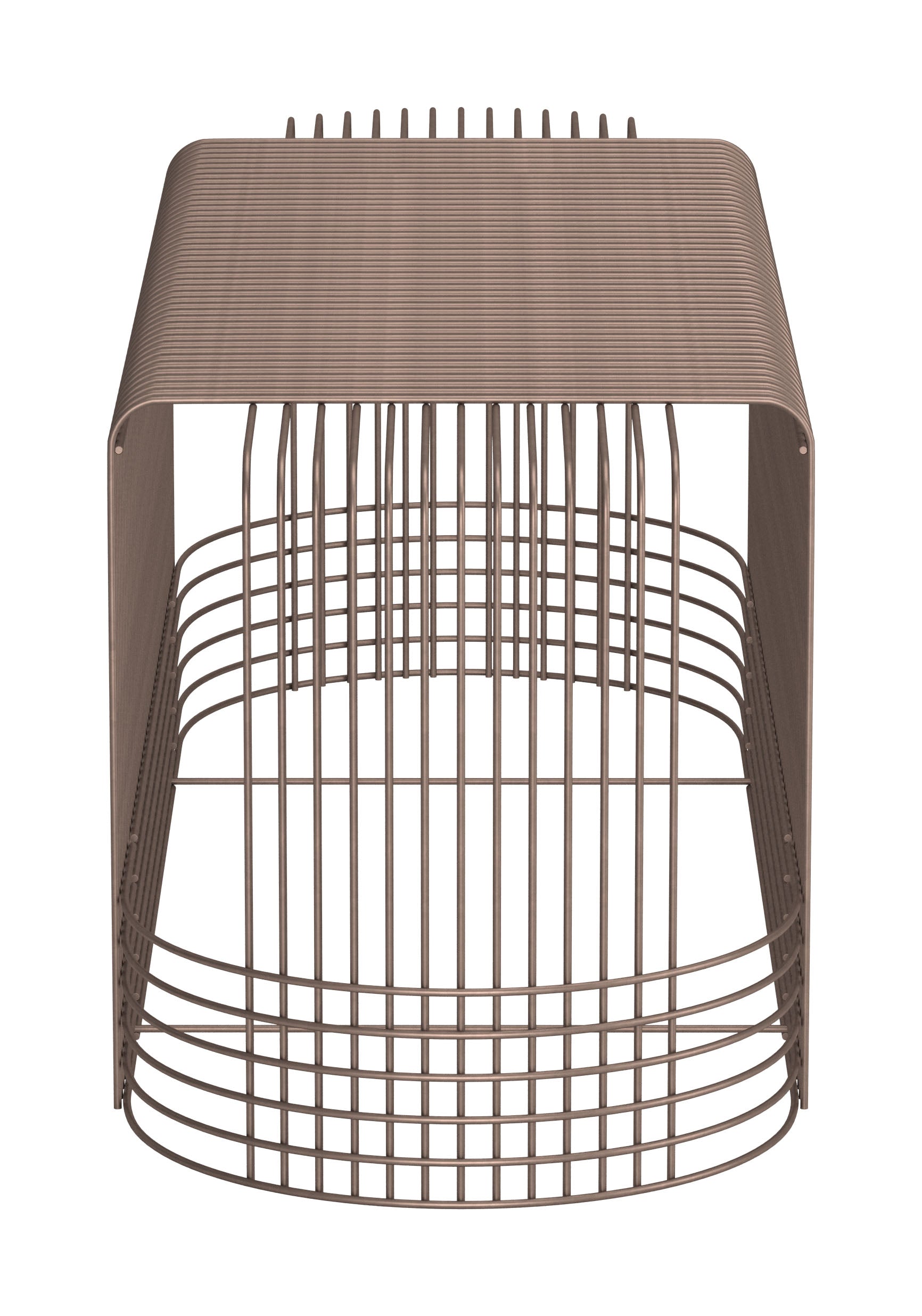 Pitch Coffee Table Set (3-Piece) Bronze - Disselt Designs