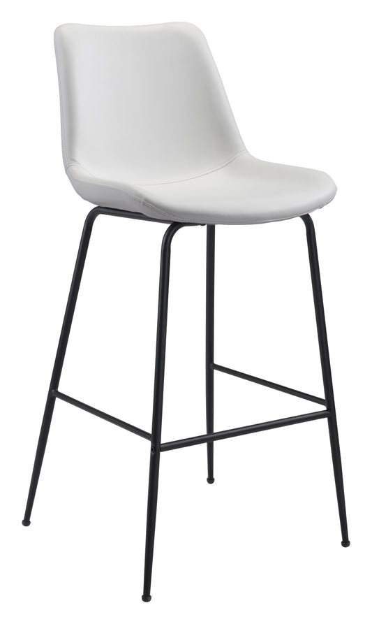 Byron Barstool White - Disselt Designs