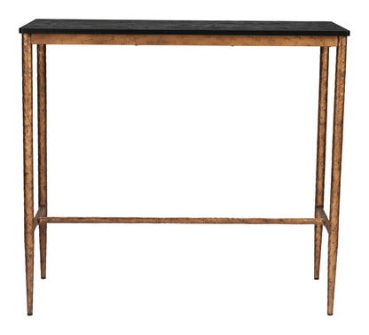 Nida Bar Table Black & Bronze - Disselt Designs