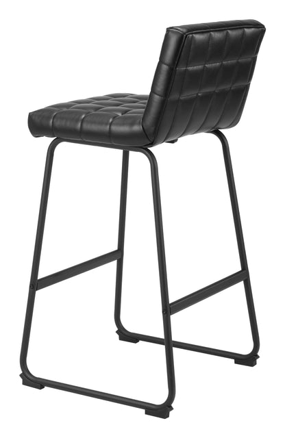 Pago Barstool (Set of 2) Black - Disselt Designs