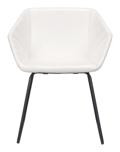 Miguel Dining Chair (Set of 2) White - Disselt Designs