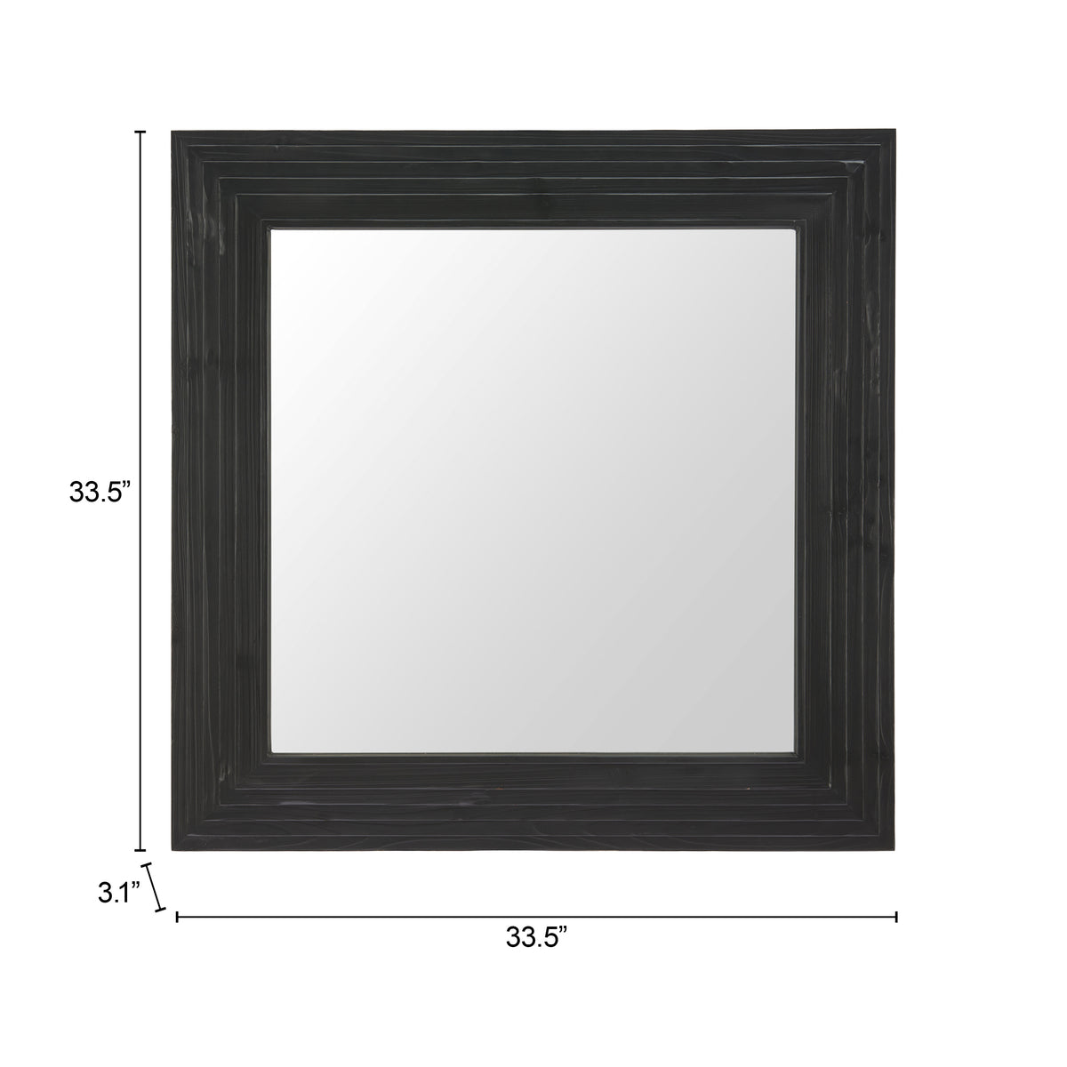Kare Mirror Black - view 5