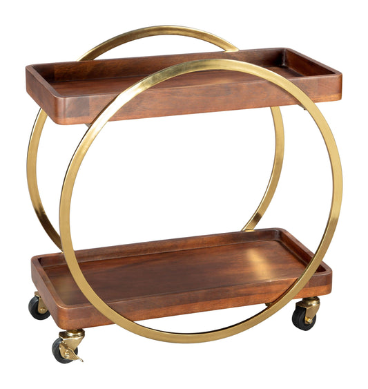 Arenas Bar Cart Brown - Disselt Designs