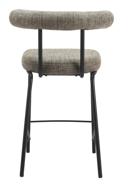 Kede Counter Stool Green Tweed - Disselt Designs