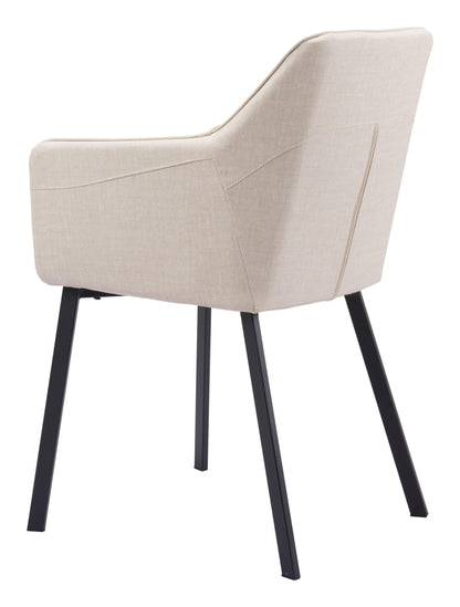 Adage Dining Chair (Set of 2) Beige - Disselt Designs