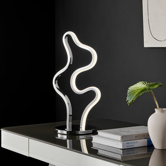 Romney Table Lamp // Chrome - Disselt Designs