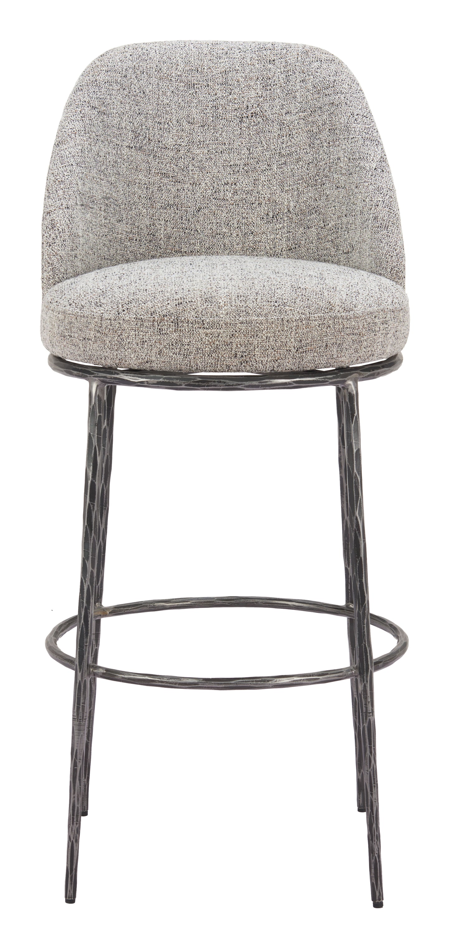 Nordhavn Swivel Barstool Gray - Disselt Designs