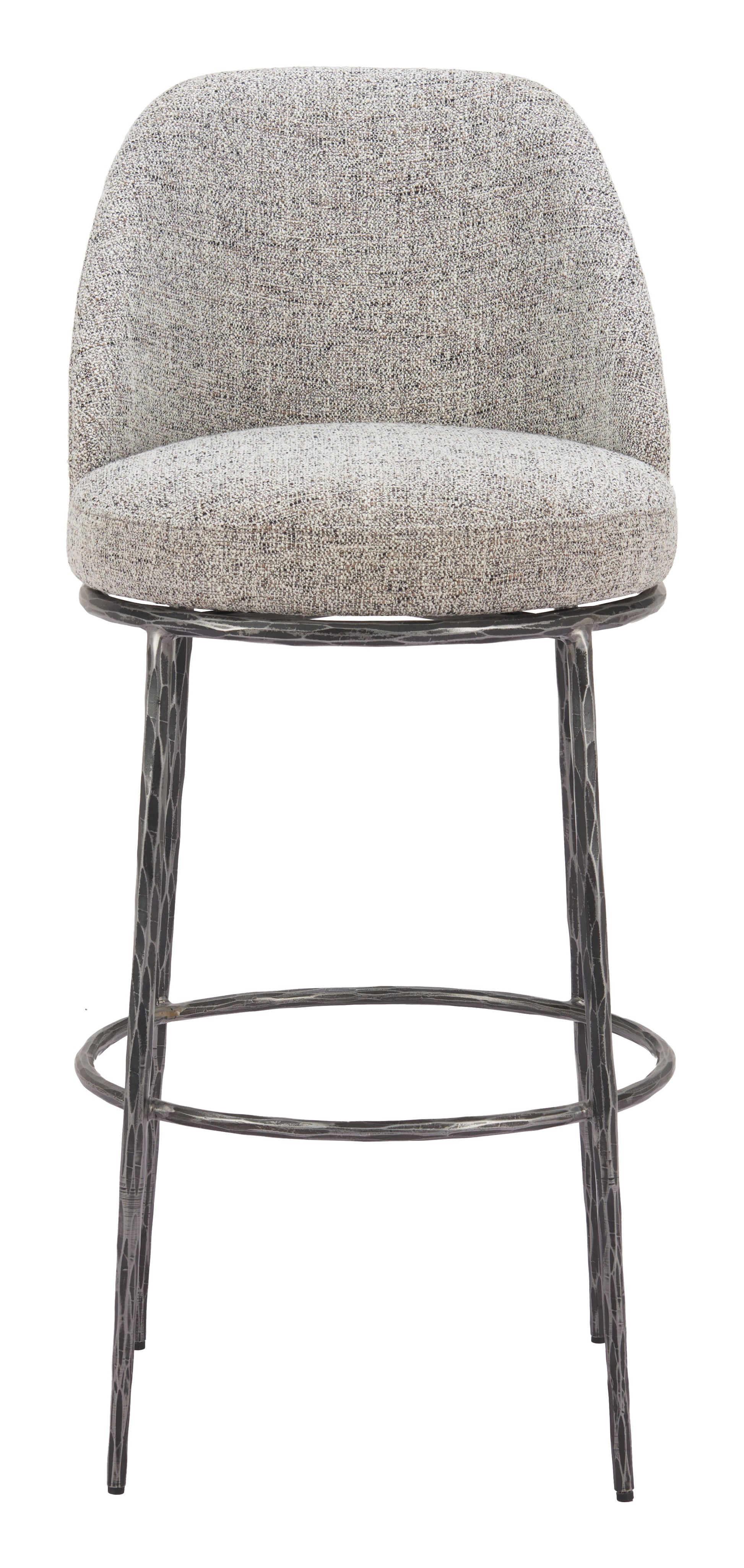 Nordhavn Swivel Barstool Gray - Disselt Designs
