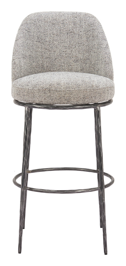 Nordhavn Swivel Barstool Gray - Disselt Designs