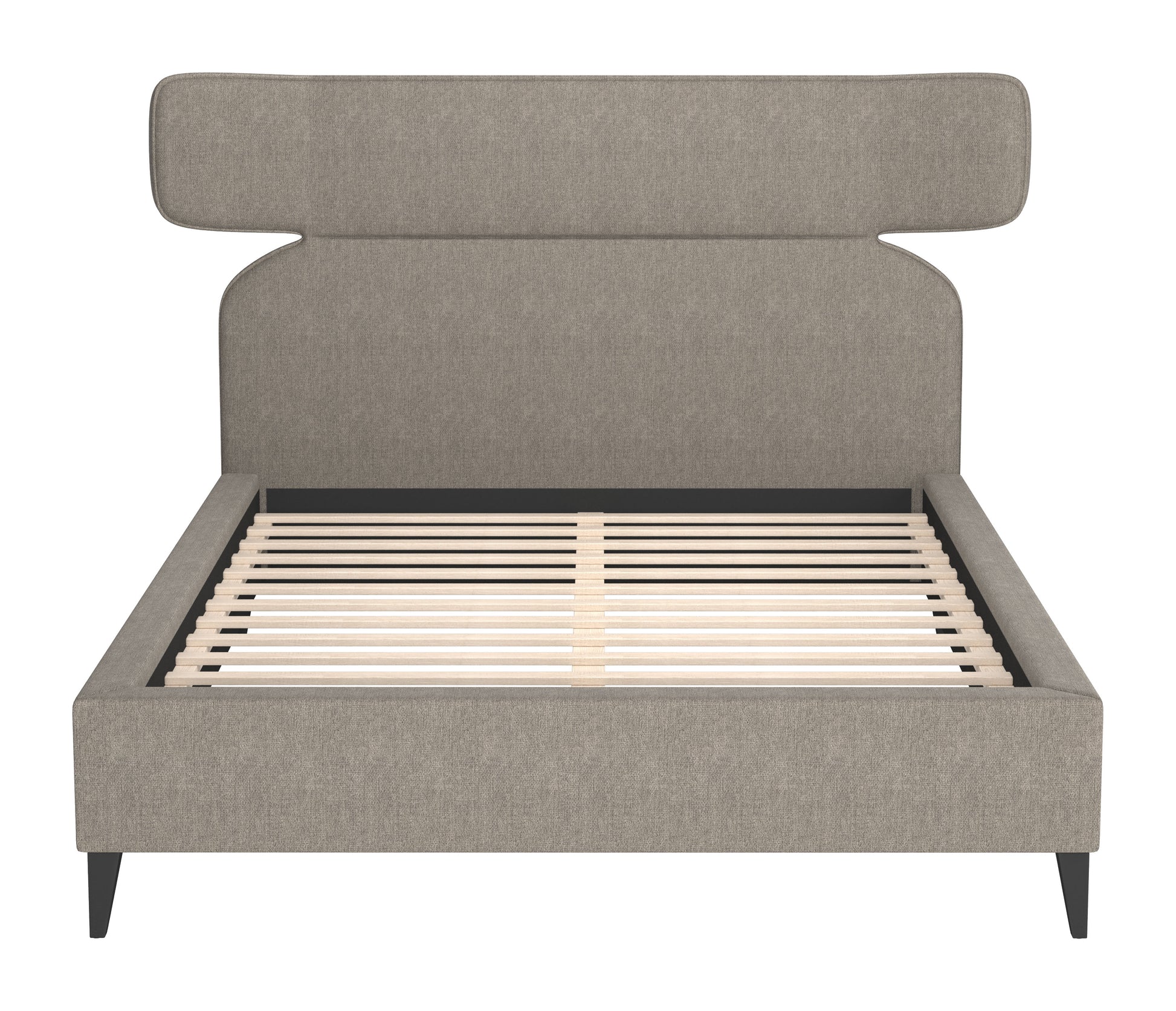 Dusa Queen Bed Olive Brown - Disselt Designs