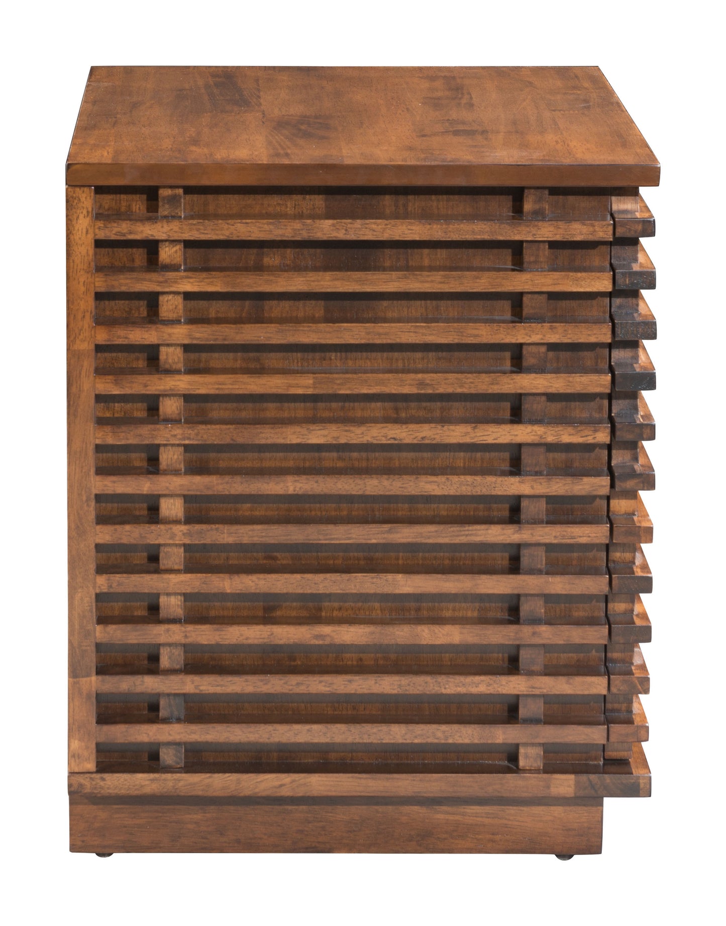 Linea End Table Walnut - Disselt Designs