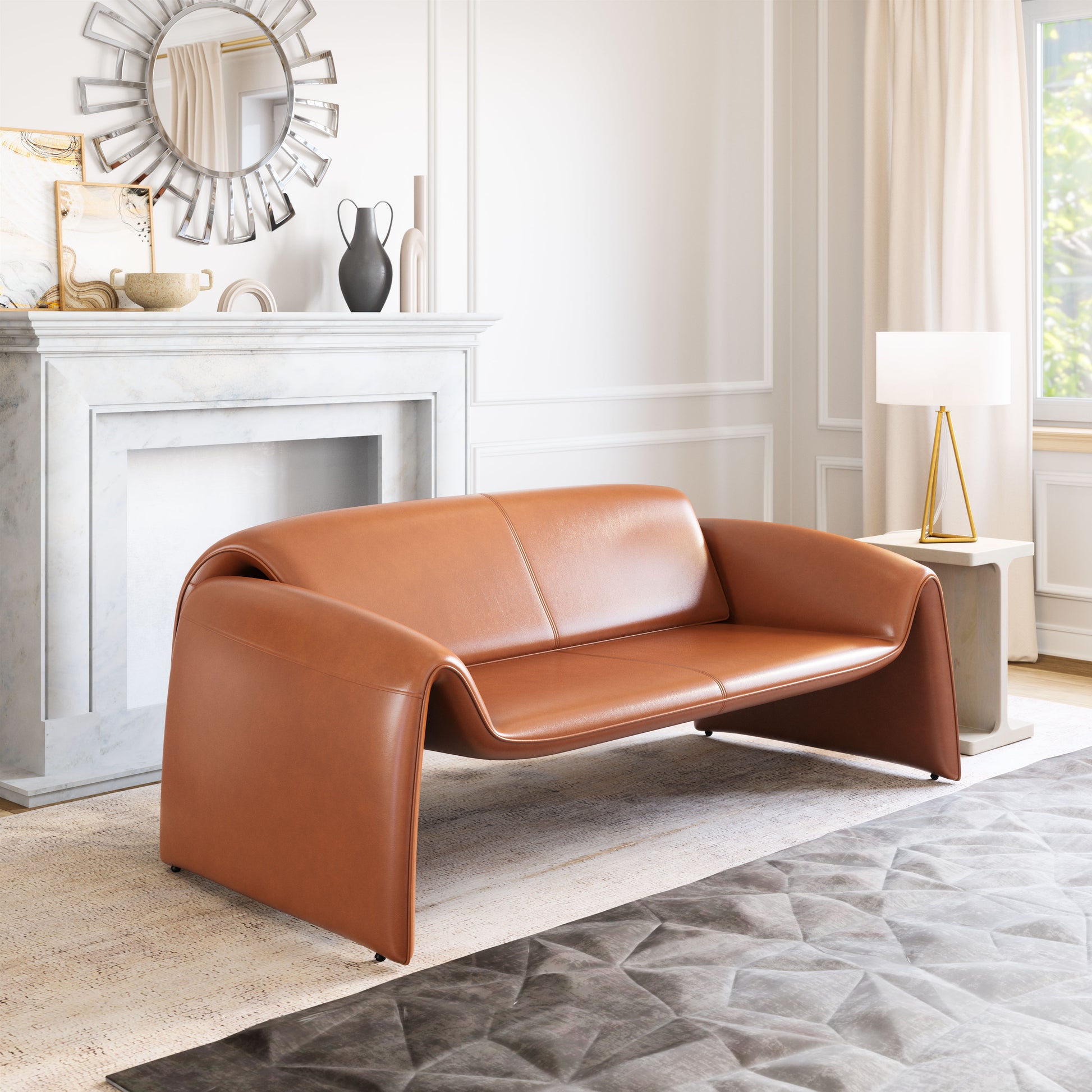 Horten Sofa Brown - Disselt Designs