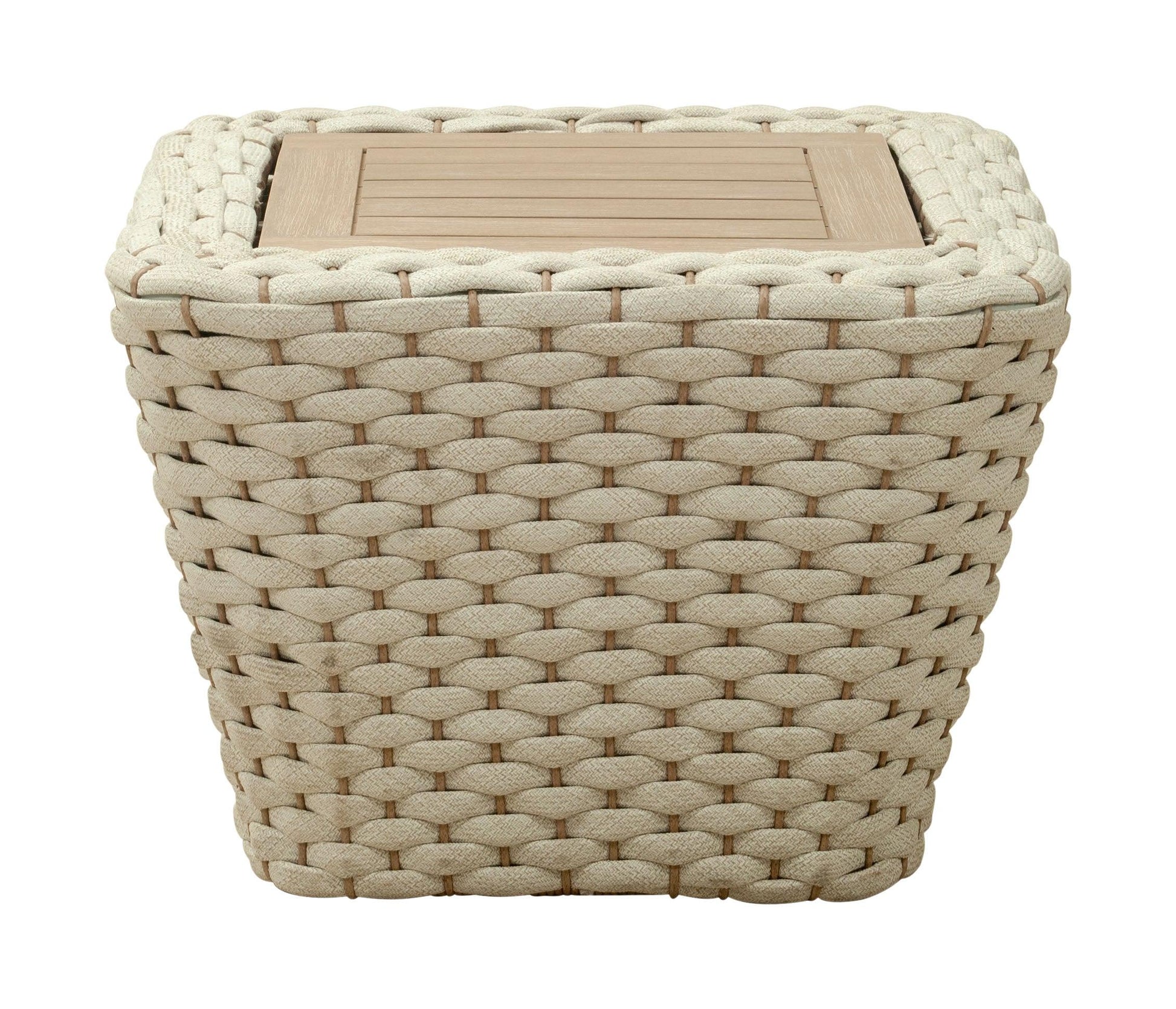 Antul Coffee Table White & Natural - Disselt Designs