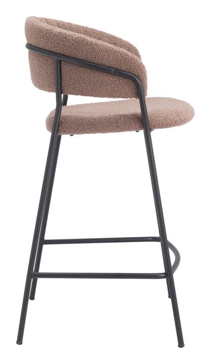 Josephine Counter Stool (Set of 2) Brown - Disselt Designs